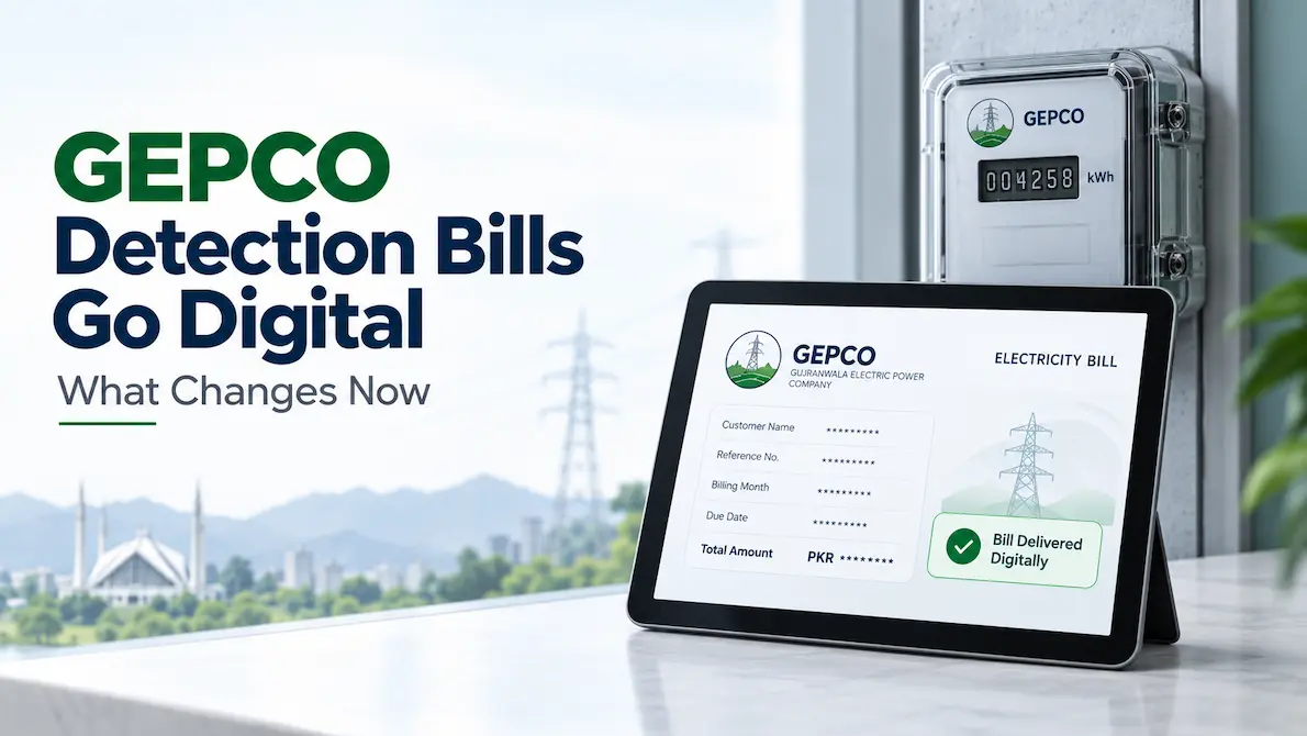GEPCO Detection Bills Go Digital What Changes Now